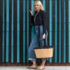 Reisenthel Carrybag Frame Raffia Black nákupný košík 22L BK 7079