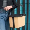 Reisenthel Carrybag Frame Raffia Black nákupný košík 22L BK 7079