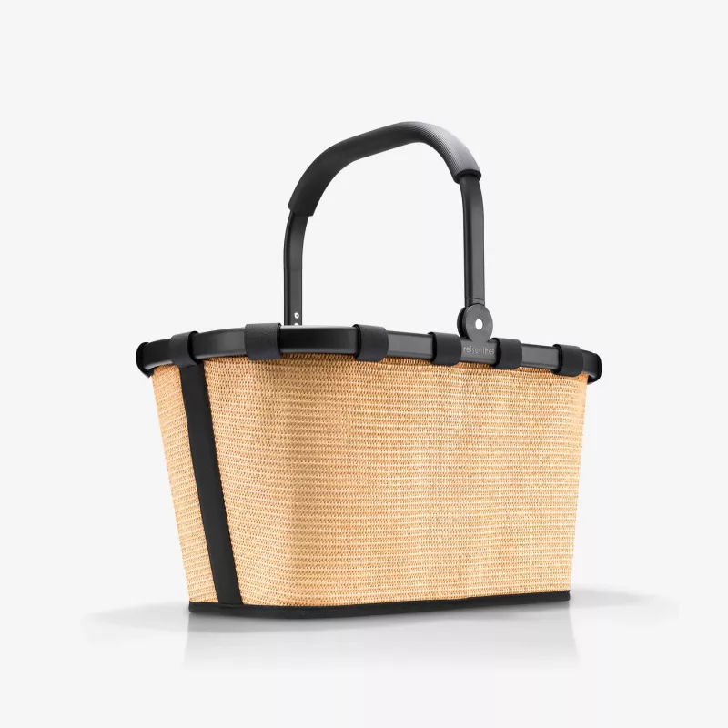 Reisenthel Carrybag Frame Raffia Black nákupný košík 22L BK 7079