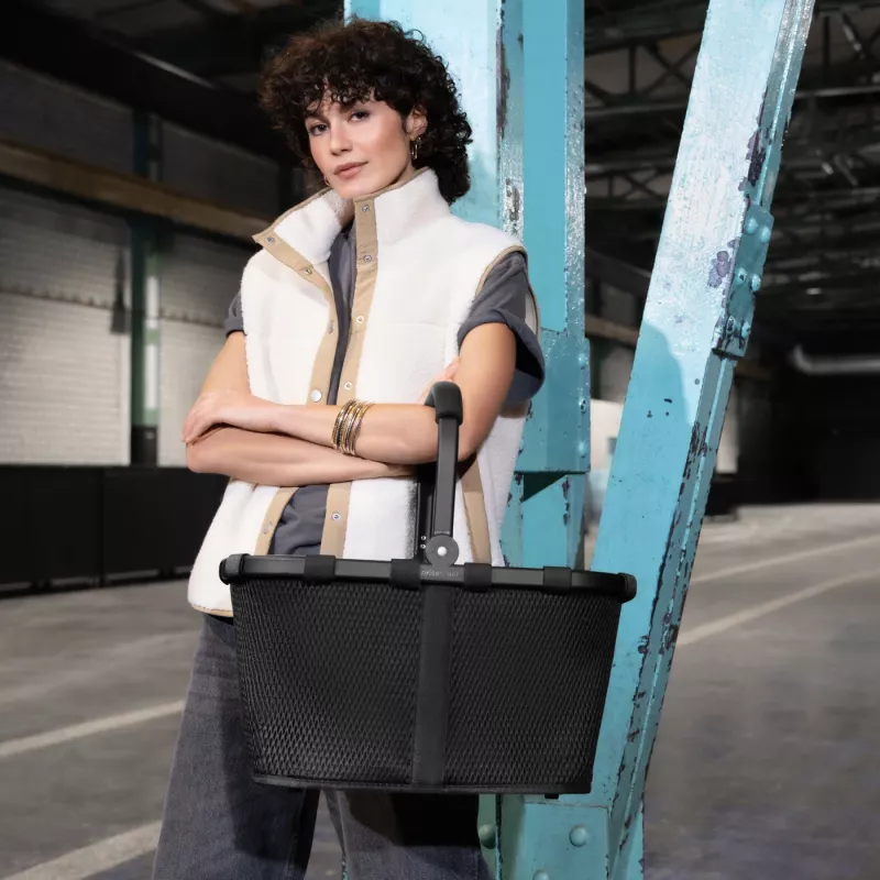 Reisenthel carrybag nákupný košík Mesh čierna 22 L BK7082