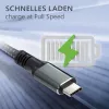Maxtrack C531-2L USB-C na USB-C kábel 3.2 Gen2 10Gbps 100W PD 2m čierny