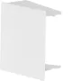 HAGER LFS6006069016 koncový diel pre 60x60 mm káblový kanál, oceľový plech, dopravná biela