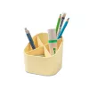 HAN X-LOOP stojan na perá pastelovo žltý plast 4 priehradky 111 x 111 x 105 mm 17238-815D