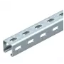 OBO Bettermann MS4141PP03 C-profilová lišta s bočným dierovaním, 41x41 mm, 3000 mm, žiarovo pozinkovaná oceľ 1122500