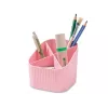 HAN X-LOOP stojan na perá pastelovo ružový 4 priehradky 111x111x105 mm 17238-886D