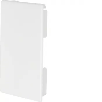 HAGER FB8013069016 koncová krytka dopravná biela pre 130x80 mm káblový kanál