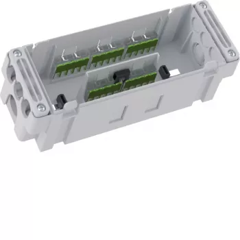 Hager odbočná krabica GKVD26WK01 pre parapetné kanálové systémy 2x 5G2.5 + 6x 3G1