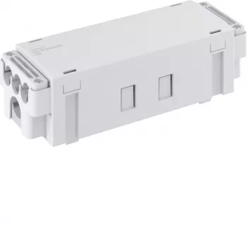 Hager odbočná krabica GKVD26WK01 pre parapetné kanálové systémy 2x 5G2.5 + 6x 3G1