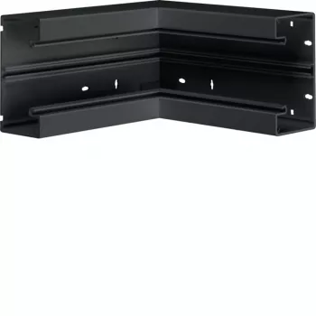 HAGER BR6513049011 vnútorný roh pre 65x130 mm káblový kanál, plast, grafitová čierna RAL 9011