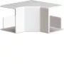 HAGER vnútorný roh bezhalogénový PC/ABS pre LF 40x40mm kanál LF4004049016