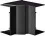HAGER vnútorný roh BR651304H9011 65x130mm grafitová čierna