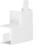 HAGER plochý uholník spojovací hfr PVC LF3003059016 pre LF 30x30mm dopravná biela