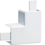 Hager TEH LFF2003559016 Plochý uhol, bezhalogénový, pre LF/LFF 20x33 mm, biela