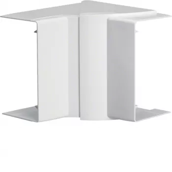 HAGER nastaviteľný vnútorný uhol LFF6011049016 pre LF/LFF/LFH 60x110 kanál, PVC, biela
