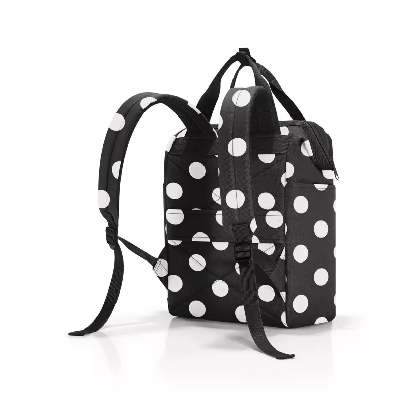 reisenthel allrounder R batoh polyester čierny/biely 12 L (JR7073)