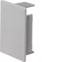 HAGER LF4006067035 Koncový diel, bezhalogénový, svetlosivý, 60x60 mm