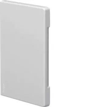 Hager BR8513069016 Koncový diel kryt rezu dopravná biela pre 130x60 mm kanál