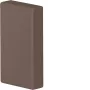 Hager LFF2003568014 Koncová krytka pre LF/LFF 20x33mm káblový kanál, hnedá
