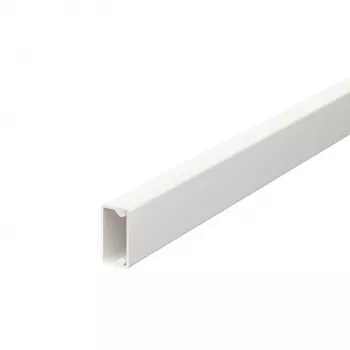 OBO Bettermann 6150764 káblový kanál (D x Š x V) 2000 x 20 x 10 mm, čisto biela, zaklapávacie veko, PVC