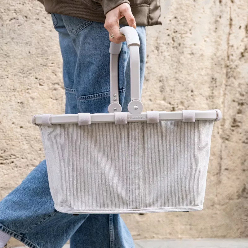 reisenthel carrybag nákupný košík Cord Grey 22 L BK7084