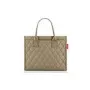 reisenthel Daily Shopper Business taška cez rameno Rhombus Olive GP5046