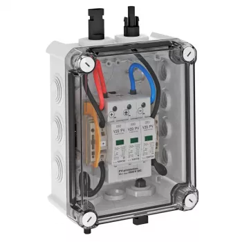 OBO BETTERMANN PVG-C1000S100 PV prepäťová ochrana v puzdre, 1x1 PV string, 1000 V DC, Typ 2 SPD, IP65 5088554