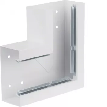 Hager BRS6513059016 plochý uholník šírka 130mm výška 65mm biela