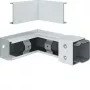 Hager FWK-Plus vnútorný roh 60x60 mm biela práškovo lakovaná FWKP6006049016