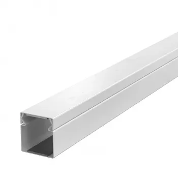 OBO PLM D 0404 RW kovový inštalačný kanál s protipožiarnou tkaninou 40x40x2000 mm, biela 7218002