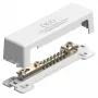 OBO Bettermann lišta na vyrovnanie potenciálu 188 mm, mosadz, biela (5015075)