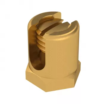 OBO BETTERMANN uzemňovacia skrutka M6 25 mm mosadz s upevňovacím závitom EKL 25 (6404006)