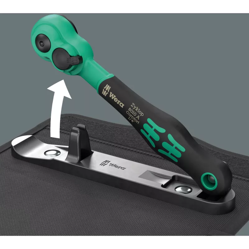 Wera 8100 SA 13 Zyklop Speed račňová hlava 1/4 palca pohon, 152 mm, chróm-vanád 05004022001