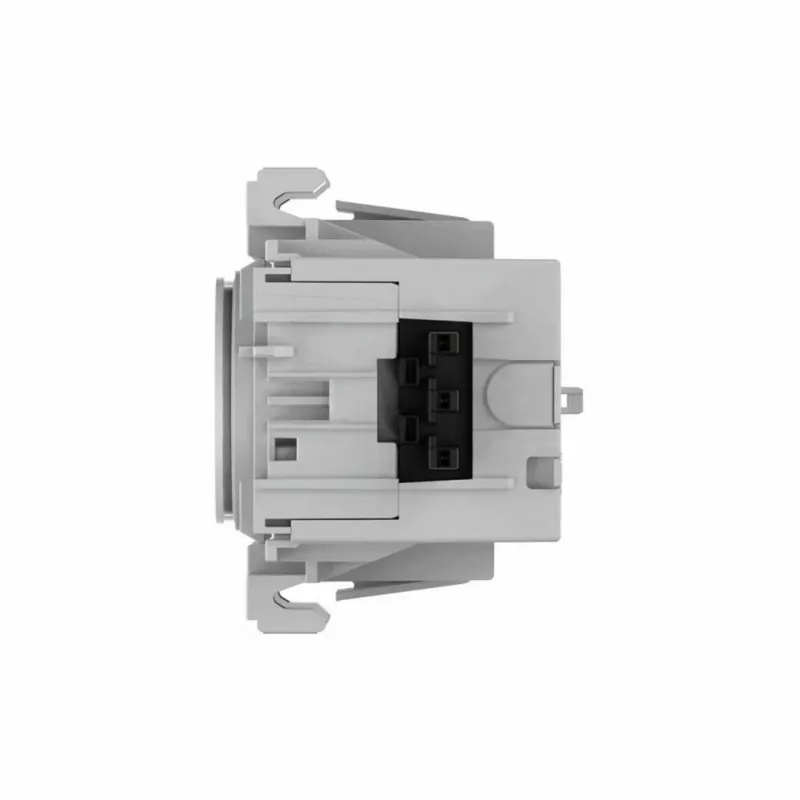 Hager Winsta zásuvka Schuko s duálnou USB-C PD 20W nabíjačkou, polárna biela GS17019016