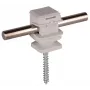 DEHN 204006 držiak vodiča pre 8 mm okrúhly drôt, sivý