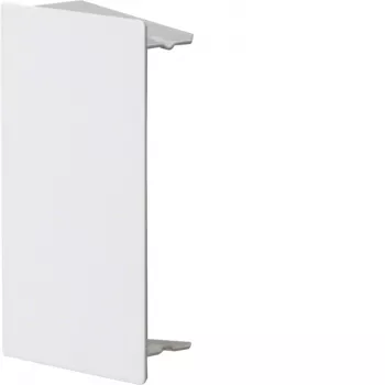 Hager LFS koncový diel, oceľový plech, dopravná biela RAL 9016, pre 60x100mm káblový kanál LFS6010069016