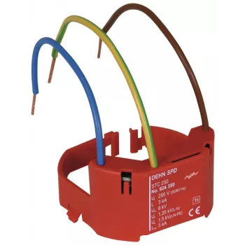 DEHN STC 230 prepäťová ochrana typ 3, 230 V, svorkové pripojenie, červená 924350