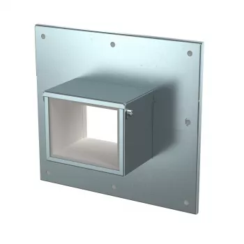 OBO BETTERMANN PLM WC 0810 FS nástenný tesniaci golier, 3- a 4-stranný, pozinkovaná oceľ, 80x100 mm 7218126