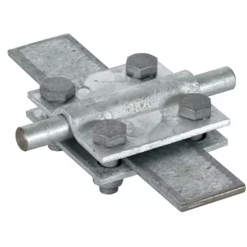 DEHN krížový spoj St/tZn pre okrúhle 8-10 mm a ploché 30 mm vodiče 318201