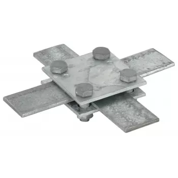 DEHN 318033 krížový spoj pre plochý vodič 30x3-4mm, pozinkovaná oceľ