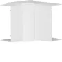 HAGER nastaviteľný vnútorný roh LFF4009049016 biela PVC pre LF/LFF 40x90mm káblový kanál