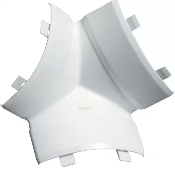 HAGER EK4004089016 T-kus dopravná biela pre 40x40 mm káblový kanál