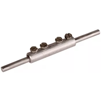 DEHN hliníková spojovacia objímka pre 8 mm okrúhly drôt 385213