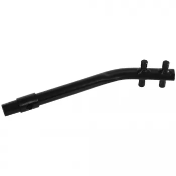 DEHN 595000 zahnutý rovnač pre 8 mm kruhové drôty, čiernená oceľ