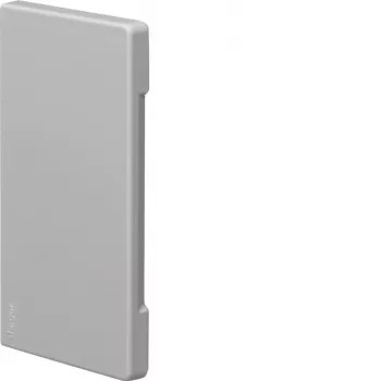 Hager BR 65x130 mm bezhalogénová rezová koncová krytka, svetlosivá BR6513067035