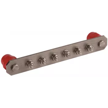 DEHN 472209 lišta na vyrovnanie potenciálov M10 V2A 295x40mm bez krytu