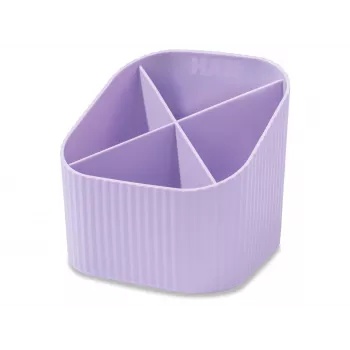 HAN X-LOOP držiak na perá pastelovo fialový plast 4 priehradky 11,1 x 11,1 x 10,5 cm (17238-887D)