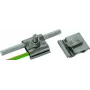 DEHN univerzálna uzemňovacia svorka M8 pre Rd 8-10 mm a vodič 4-50 mm², nehrdzavejúca oceľ (540250)