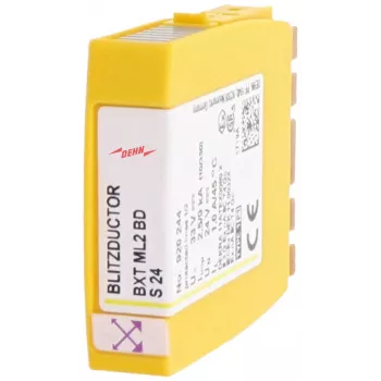 DEHN BXT ML2 BDS24 kombinovaný modul bleskozvodu a prepäťovej ochrany Typ 2 24V DC 2-pólový DIN lišta 920244