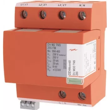 DEHN DV M2 TNS 255 FM kombinovaný zvodič Typ 1+2+3, 4-pólový, TN-S, 255 V 956405