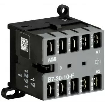 ABB B7-30-10-F-01 Mini stýkač, 3-pólový, 1 NO, cievka 24-60 V AC/DC, 9 A AC-3 GJL1311003R0101